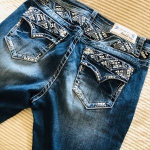 GRACE in LA - Boot Cut Easy Fit Jeans